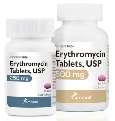 Amneal erythromycin tablets