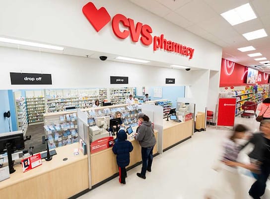 CVS Pharmacy dept in Target