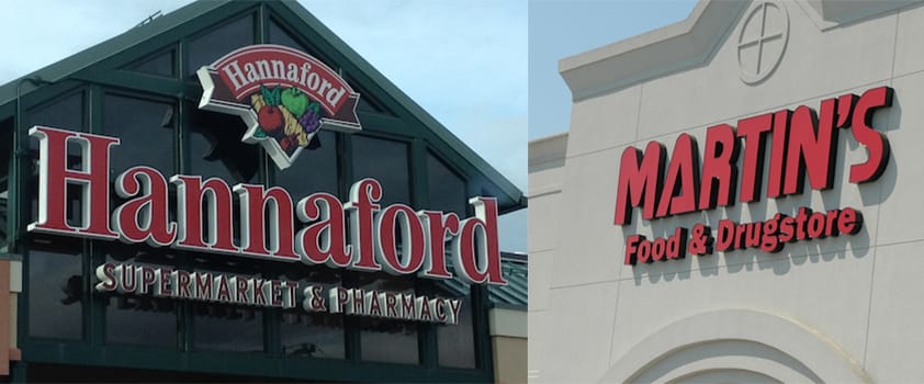 Delhaize Ahold merger_Hannaford Martins signs