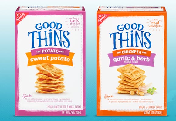 Mondelez Good Thins snacks