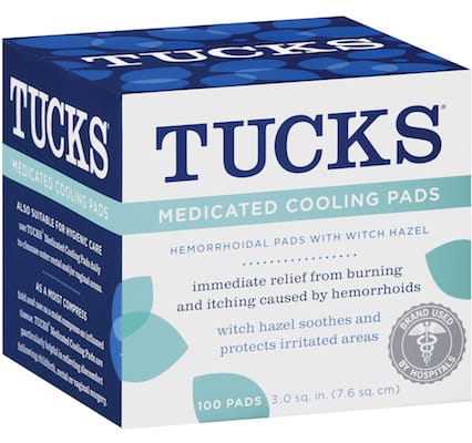 TUCKS medicated pads