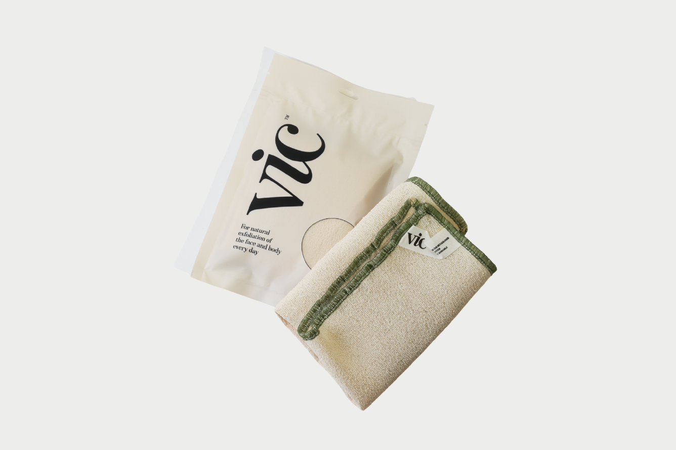 VIC Cotton Company revives a European beauty essential, reintroducing the art of everyday exfoliation