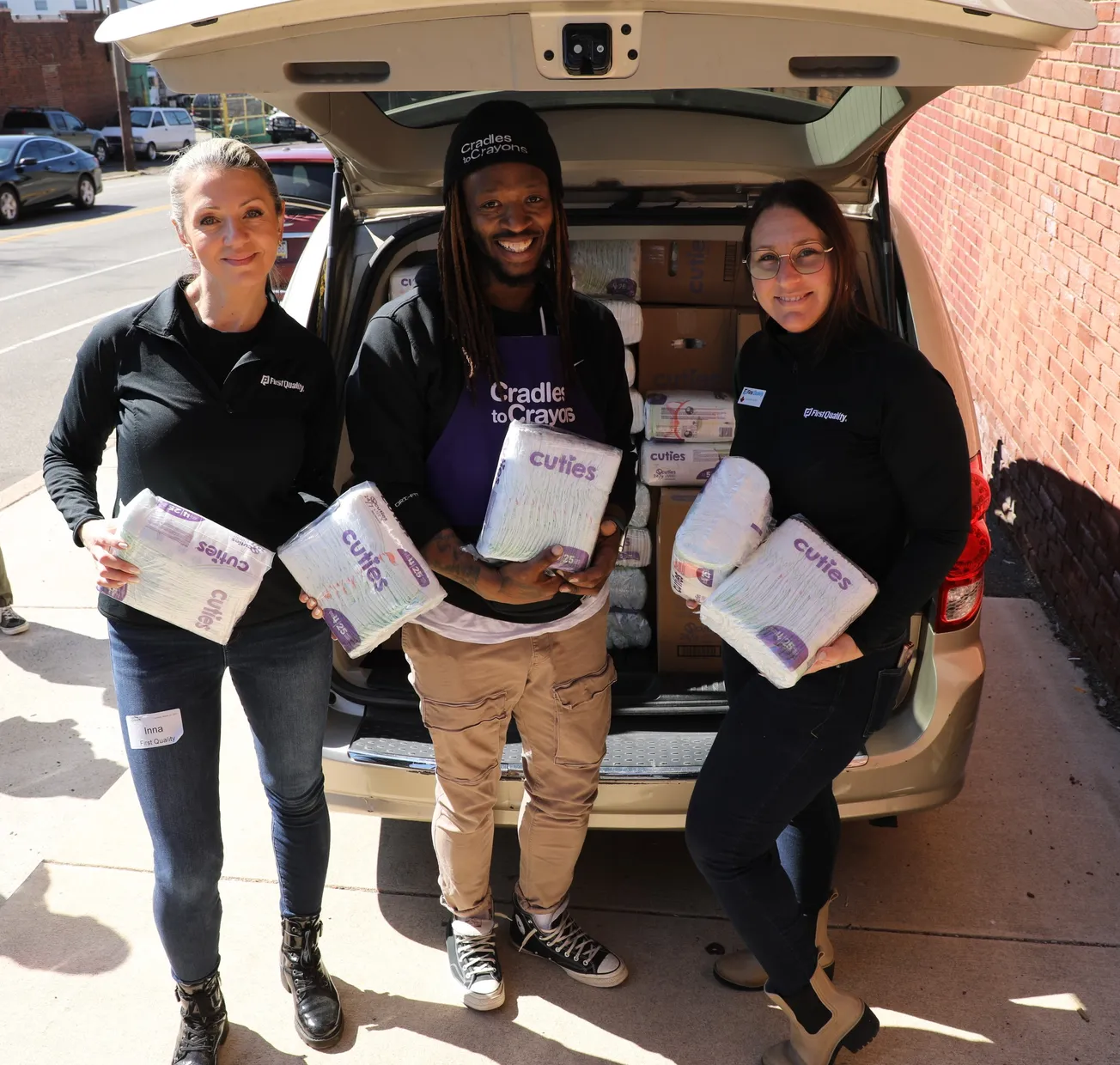 First Quality and Cradles to Crayons team again to fight diaper need