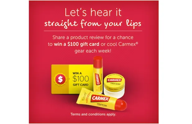 Carmex campaign spotlights online product reviews