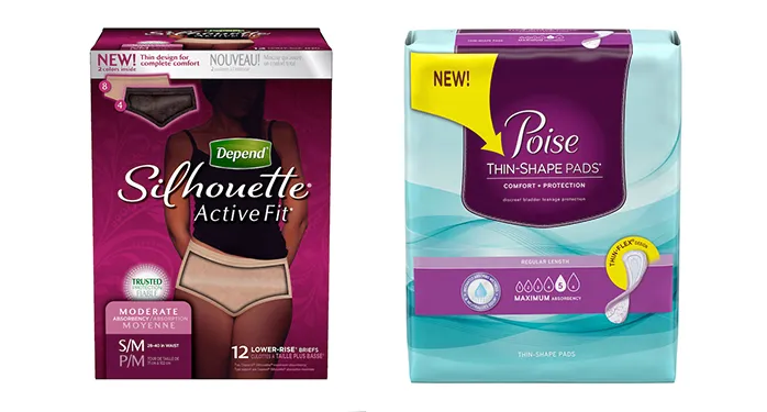 Depend, Poise unveil new women’s incontinence products