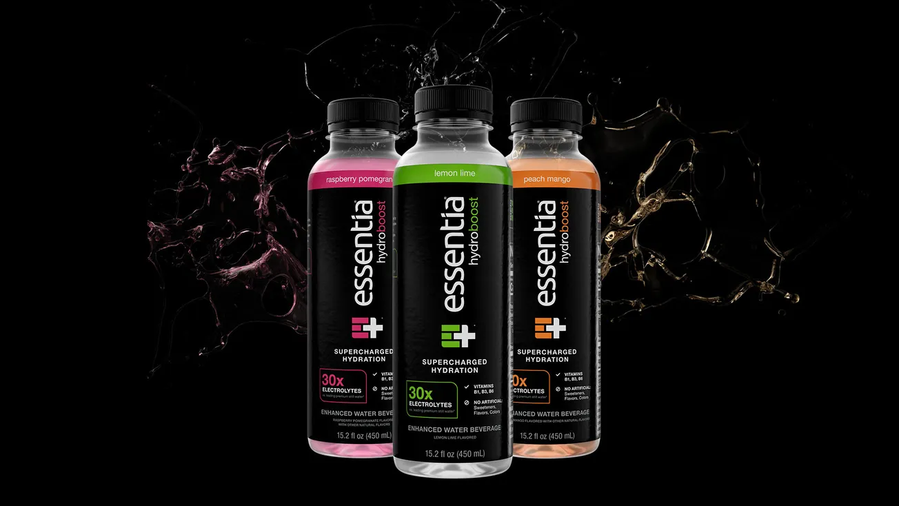 Essentia launches Hydroboost, the brand’s first flavored + functional water