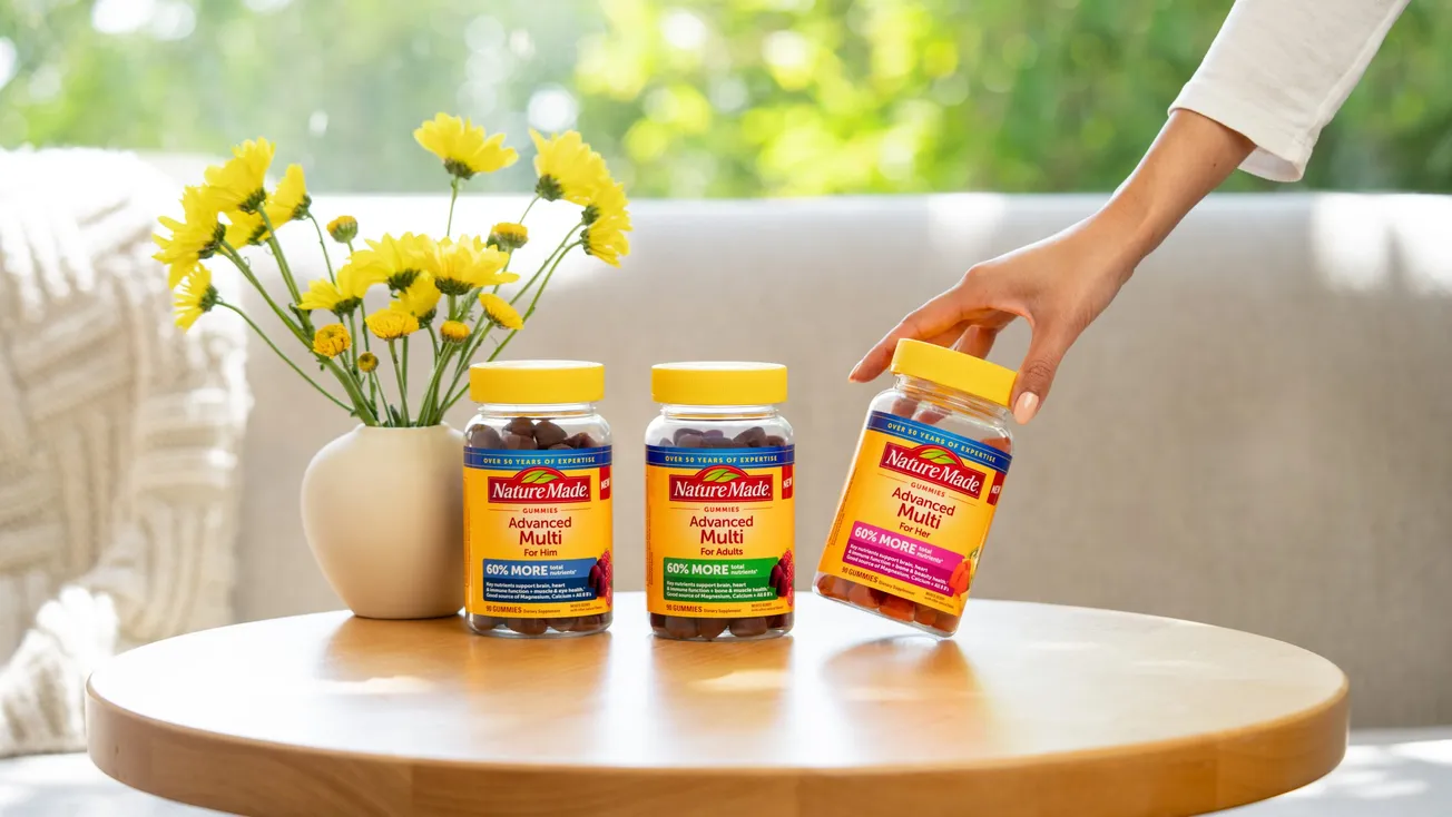 Nature Made introduces Advanced Multivitamin Gummies