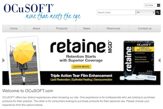 OcuSoft goes live with revamped website