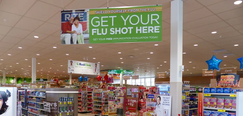 Walgreens, Rite Aid kick off flu shot campaigns