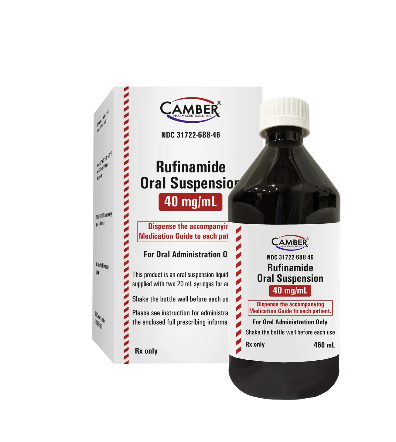 Camber adds rufinamide oral suspension to product family