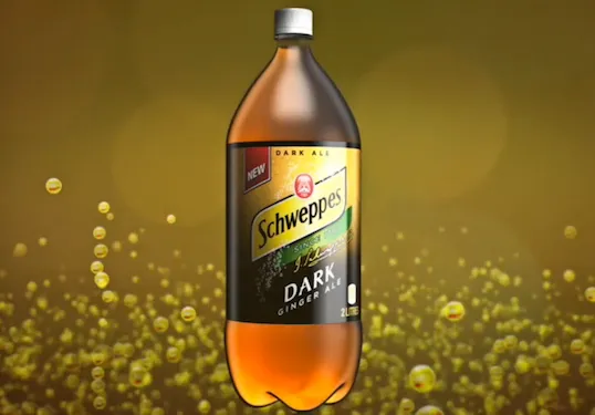 Schweppes rolls out dark ginger ale