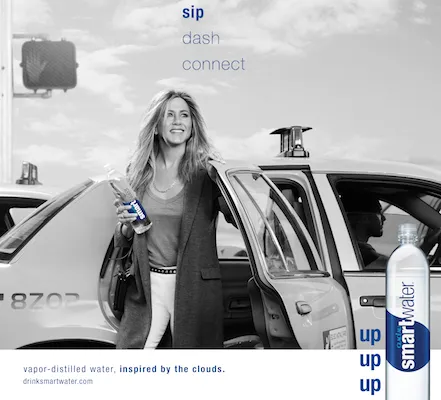 Jennifer Aniston stars in smartwater ad campaign