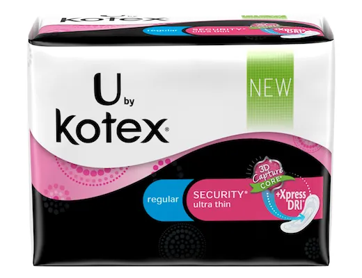 U by Kotex launches Security Ultra Thin pads