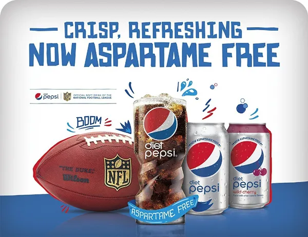 PepsiCo introduces aspartame-free Diet Pepsi