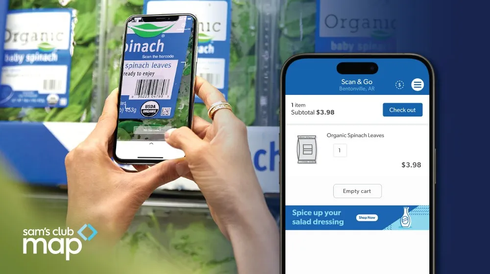 Sam’s Club MAP launches display ads in Sam’s Club Mobile App’s unique Scan & Go feature