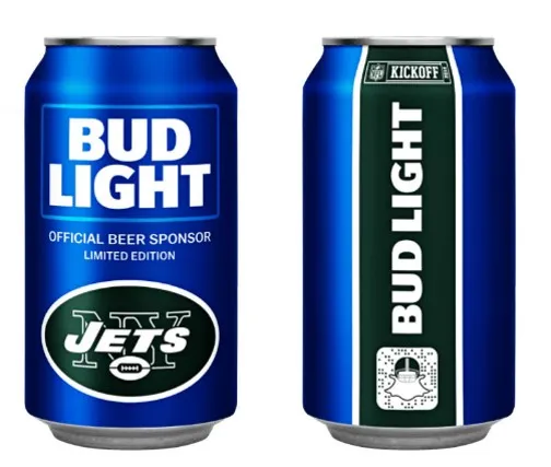 Bud Light kicks off 2018 NFL season with new team cans