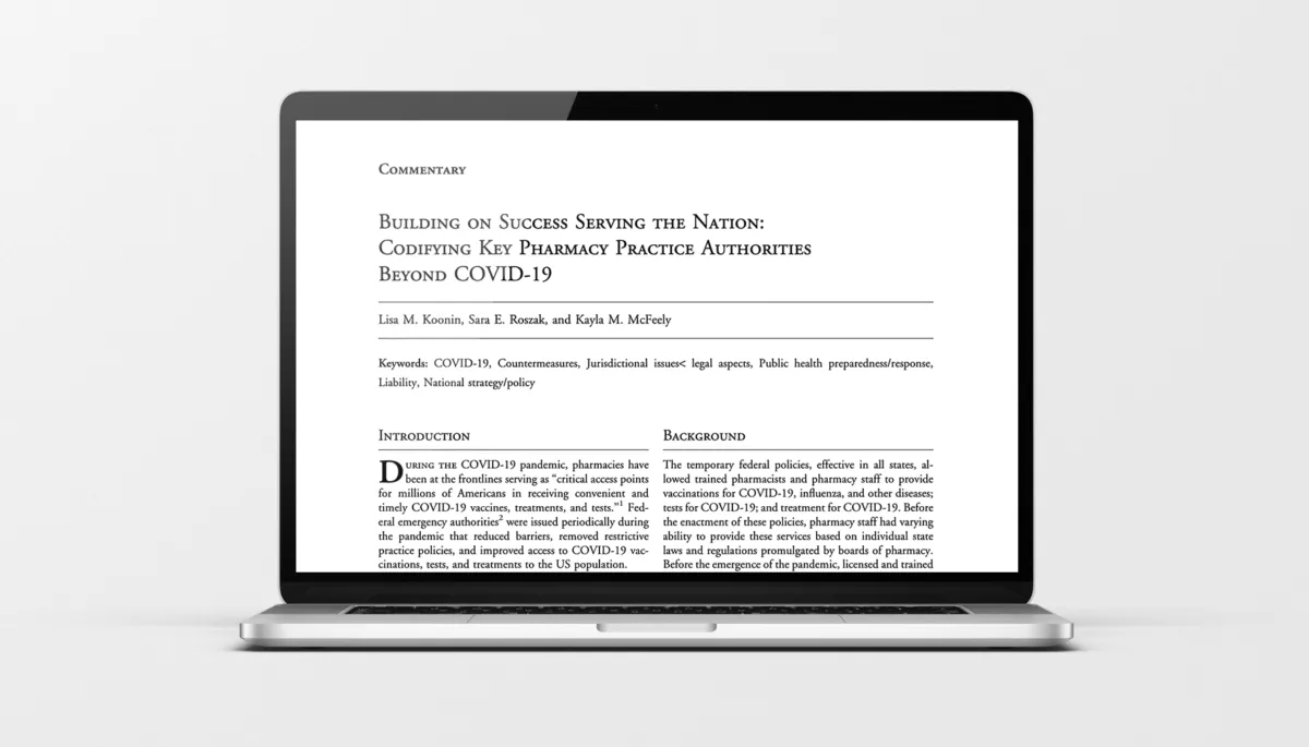 Former CDC official and NACDS: States should continue “PREP Act” Rx access