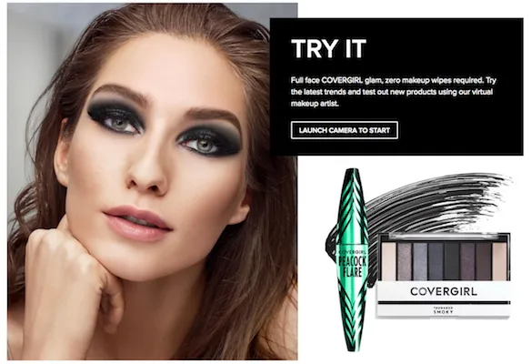 Coty launches app-free virtual try-on tool for CoverGirl