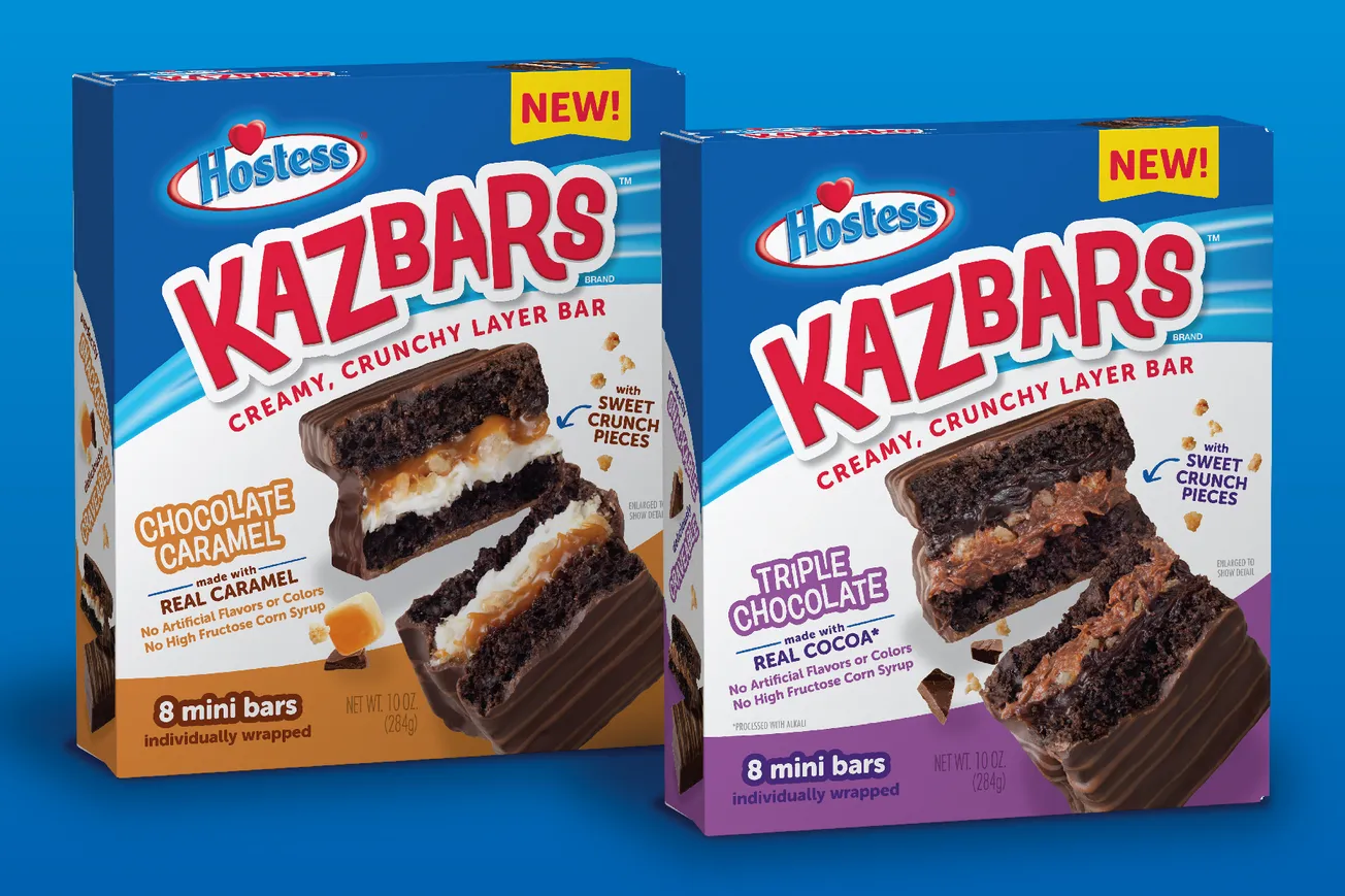 Hostess rolls out Kazbars