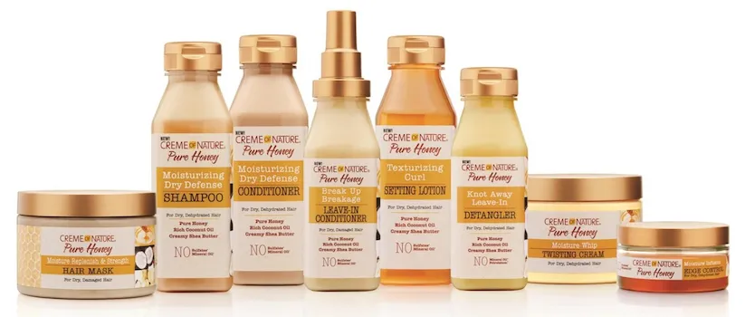 Creme of Nature Pure Honey hair care collection debuts