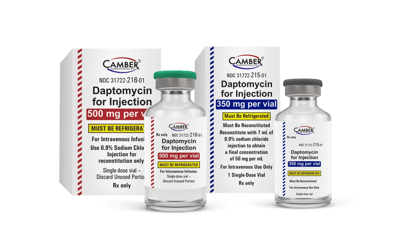 Camber launches generic Daptomycin for injection and generic Cubicin