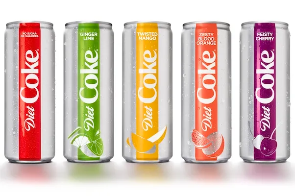 Diet Coke relaunched with new flavors and packaging