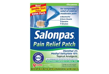 Hisamitsu America intros new Salonpas Pain Relief Patch Large in value pack