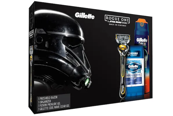 Gillette launches Star Wars Rogue One gift packs