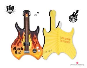 Guitar Party cards from American Greetings strike a new chord