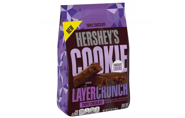 Hershey debuts new Cookie Layer Crunch flavor