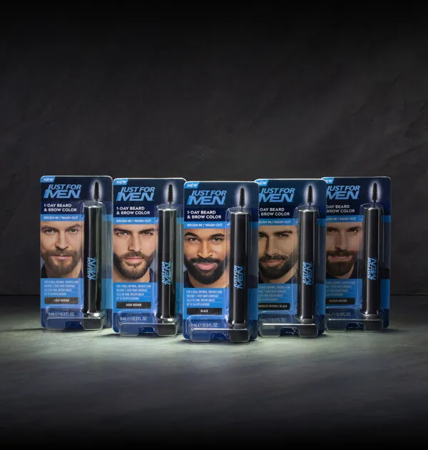 Just For Men launches 1-Day Beard and Brow Color