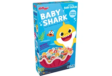 Kellogg’s launches new Baby Shark Cereal