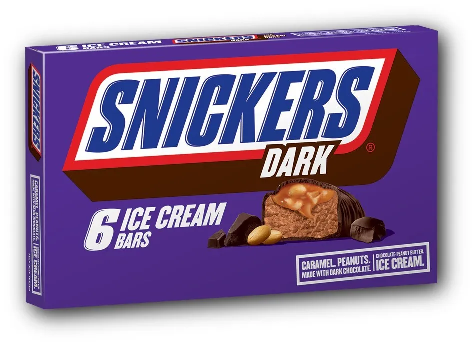 Mars intros new Snickers Dark Chocolate and Twix Triple Chocolate Ice Cream Bars