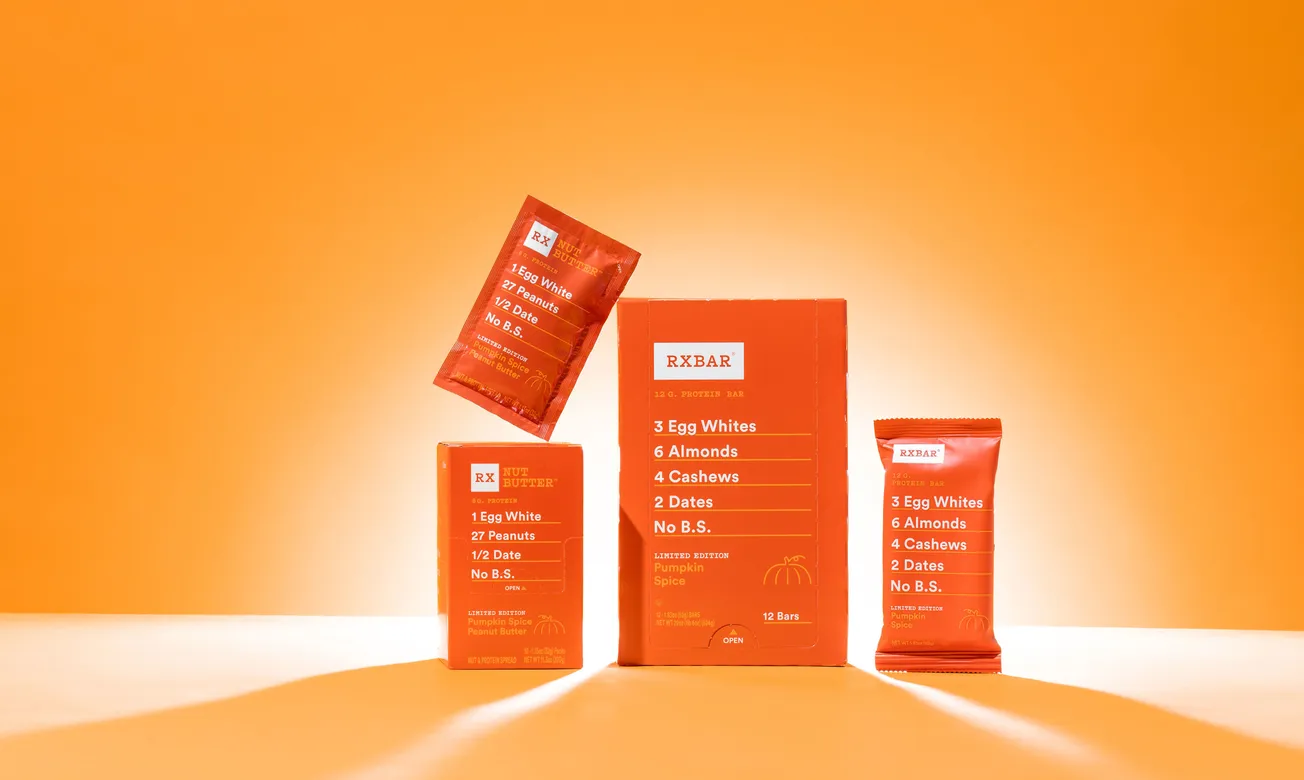 RXBAR unveils limited edition Pumpkin Spice Peanut Butter