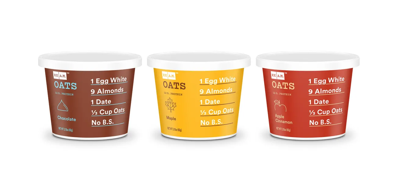 RXBAR debuts single-serve oatmeal cups, now available nationwide