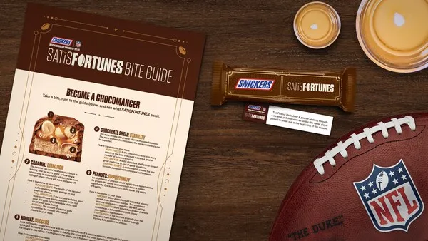 Snickers kicks off new promo with the NFL