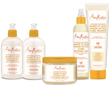 SheaMoisture intros Coconut Custard Make It Last Wash N’ Go collection