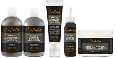 New SheaMoisture African Black Soap Bamboo Charcoal hair care now at Target