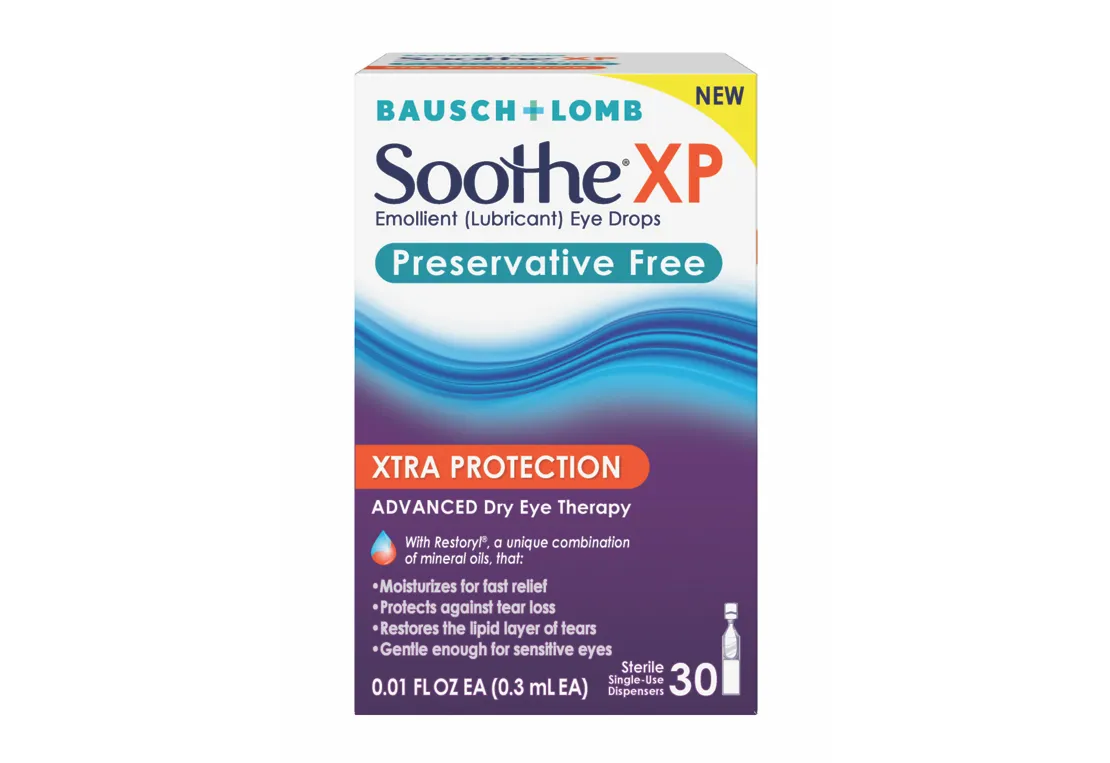 Bausch + Lomb adds Soothe Xtra Protection eye drops to portfolio