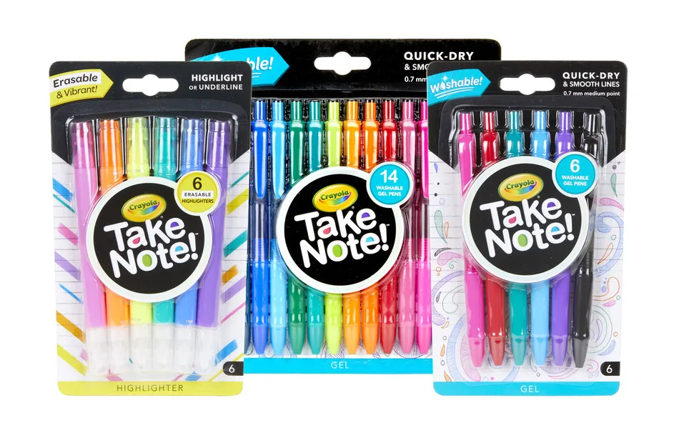 Crayola adds more highlights with Take Note!