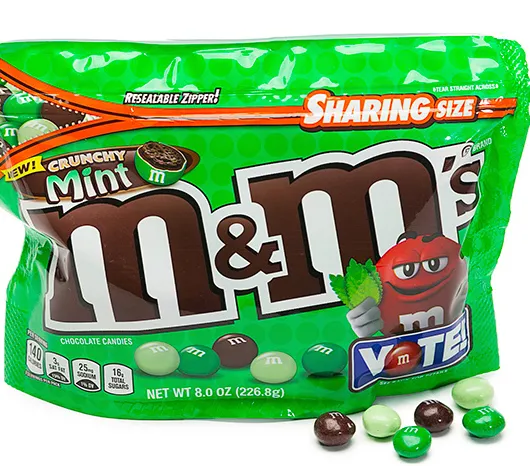 M&M’s reports Crunchy Mint as winning flavor