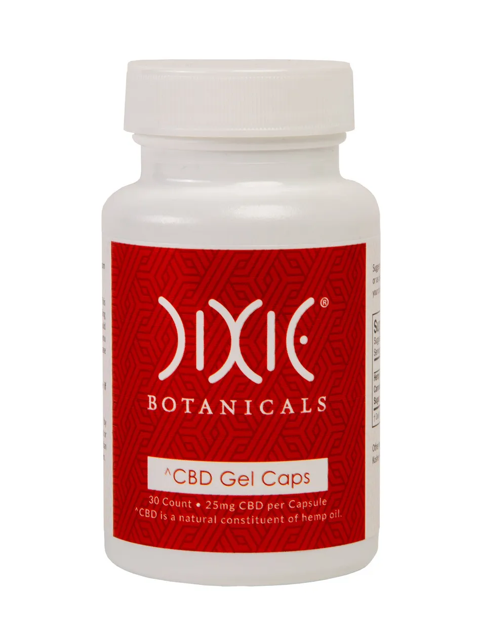 Dixie Botanicals announces release of CBD gel capsules