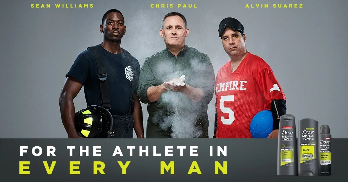 Dove Men+Care inks “biggest names” in sports as the faces of Dove Men+Care Sportcare