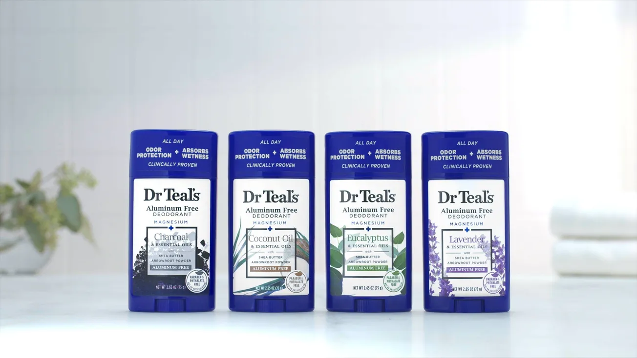 Dr Teal’s rolls out aluminum free deodorants