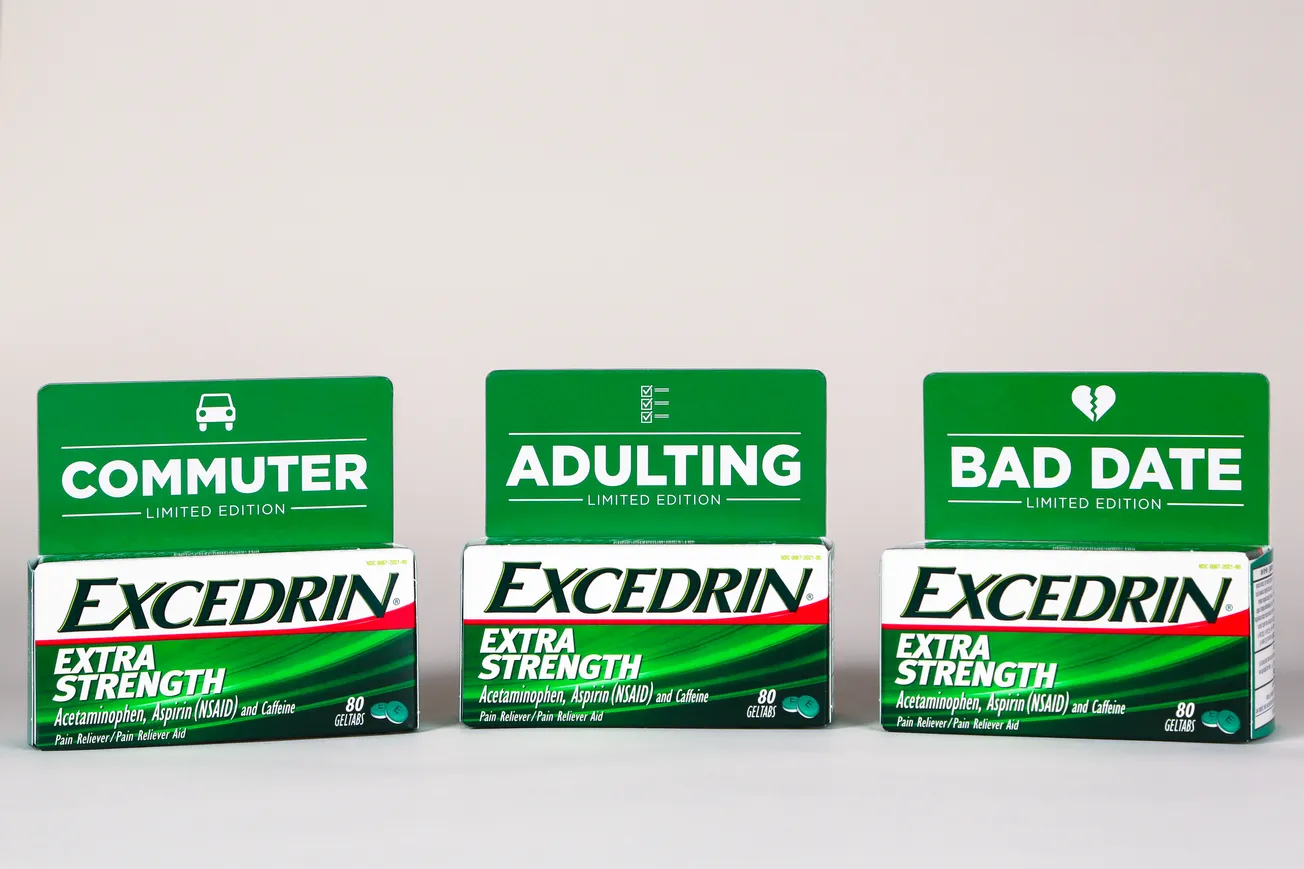 Excedrin intros limited editions targeting top headache-inducing moments