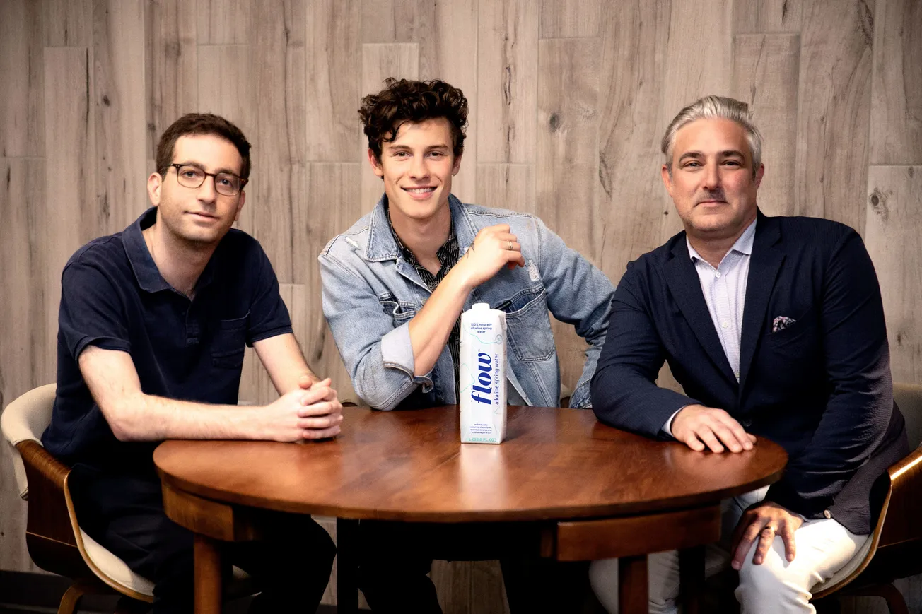 Shawn Mendes becomes investor and partner in Flow Alkaline Spring Water