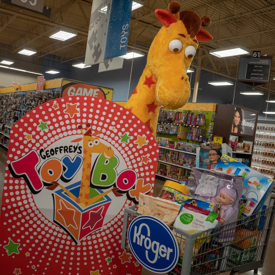 Kroger brings Geoffrey’s Toy Box to stores for holiday season