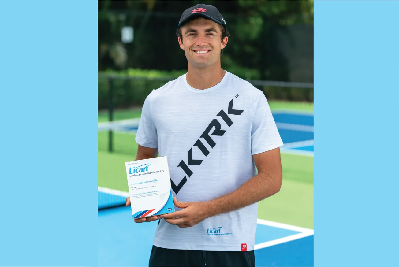 IBSA USA plays doubles with pro pickleball player to promote Licart