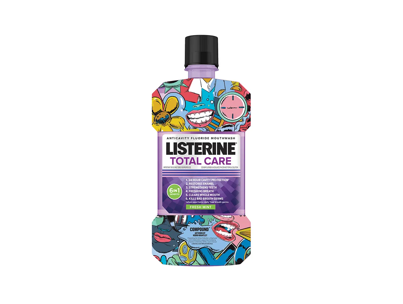 Listerine rolls out limited-edition bottle art