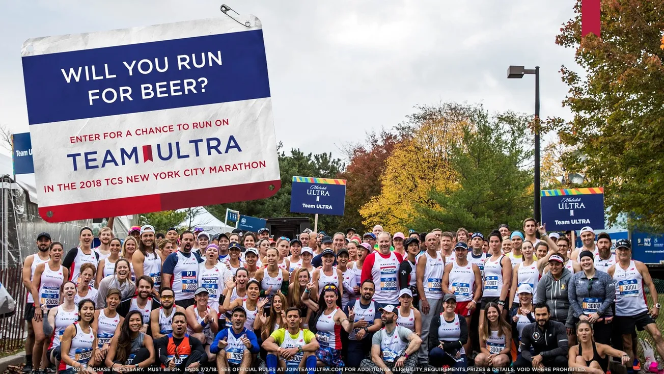 Michelob ULTRA to provide 95 bibs for runners at NYC Marathon